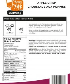 HAPPY YAK APPLE CRISP