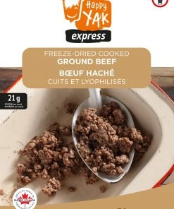 Food & Food Storage HAPPY YAK COOKED GROUND BEEF