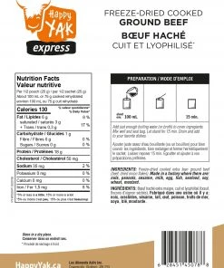 Food & Food Storage HAPPY YAK COOKED GROUND BEEF 4 Food & Food Storage HAPPY YAK COOKED GROUND BEEF