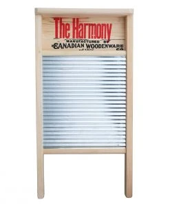 Home, Farm & Garden Canadian Woodenware Harmony Metal Washboard