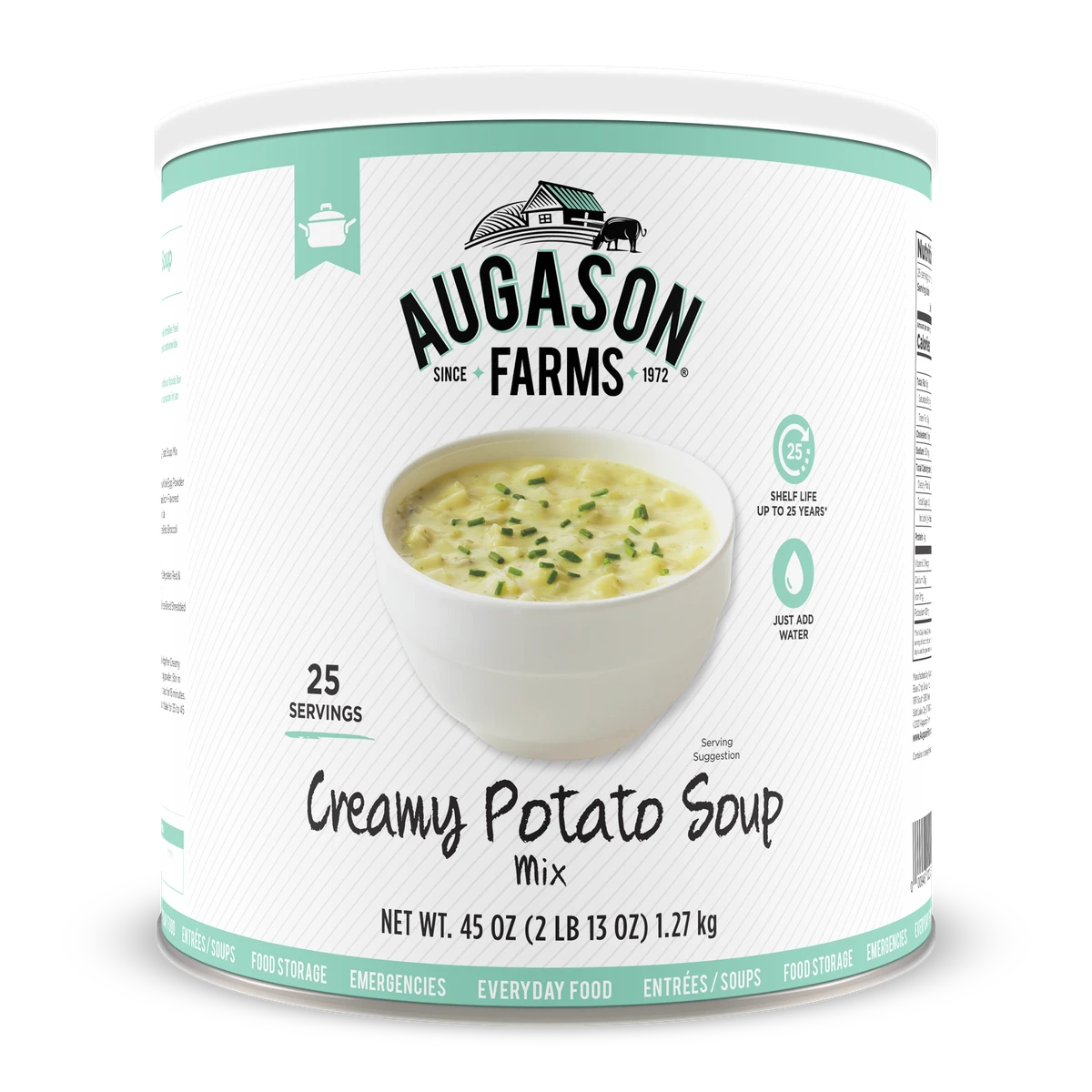 Augason Farms Creamy Potato Soup Mix Food & Food Storage 1 Augason Farms Creamy Potato Soup Mix Food & Food Storage