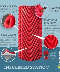 Camping & Hunting Klymit Insulated Static V Luxe Sleeping Pad
