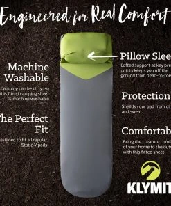 Klymit Quilted V Sheet Sleeping Pad Cover Camping & Hunting