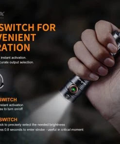 Flashlights Fenix LD30 1600 Lumens Ultra-Compact Flashlight With Tail Switch