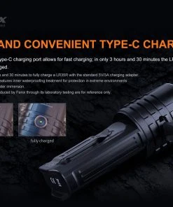 FENIX LR35R 10,000 LUMEN RECHARGEABLE FLASHLIGHT Flashlights