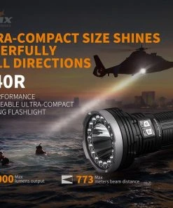 Flashlights Fenix LR40R Rechargeable 12000 Lumen Flashlight