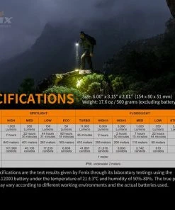 Flashlights Fenix LR40R Rechargeable 12000 Lumen Flashlight