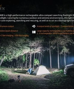Flashlights Fenix LR40R Rechargeable 12000 Lumen Flashlight