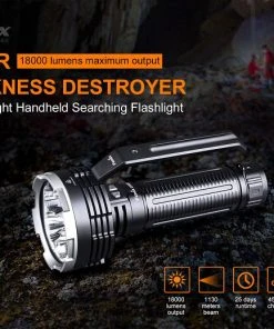 Flashlights Fenix LR80R 18000 Lumen Rechargeable Searchlight 22 Flashlights Fenix LR80R 18000 Lumen Rechargeable Searchlight