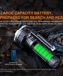 Flashlights Fenix LR80R 18000 Lumen Rechargeable Searchlight 28 Flashlights Fenix LR80R 18000 Lumen Rechargeable Searchlight