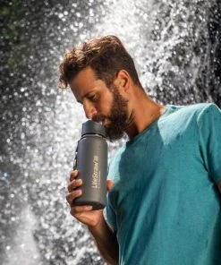 LifeStraw Go Stainless Steel Filter Bottle 24oz Water