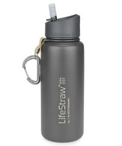 LifeStraw Go Stainless Steel Filter Bottle 24oz Water