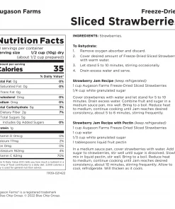 Augason Farms Freeze Dried Sliced Strawberries Food & Food Storage 22 Augason Farms Freeze Dried Sliced Strawberries Food & Food Storage