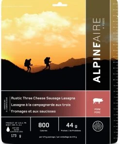 AlpineAire Rustic Three Cheese Sausage Lasagna Backpacking Meals