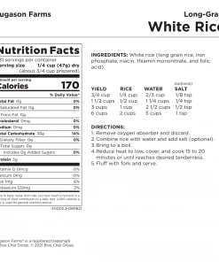 Food & Food Storage Augason Farms Long Grain White Rice 18 Food & Food Storage Augason Farms Long Grain White Rice