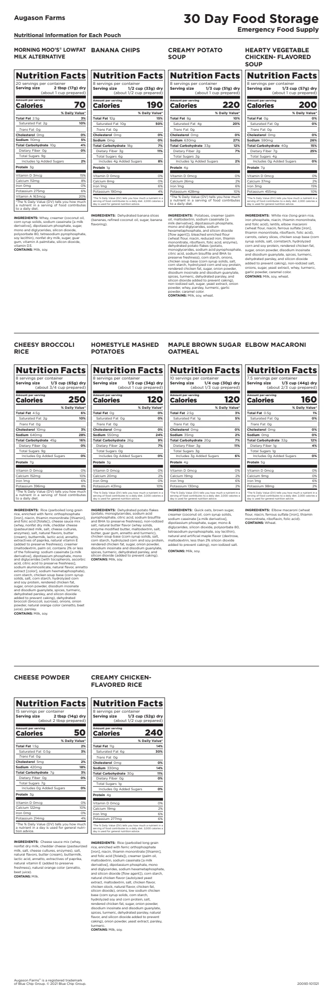 Food & Food Storage Augason Farms 3 Month Emergency Food Supply 15 Food & Food Storage Augason Farms 3 Month Emergency Food Supply