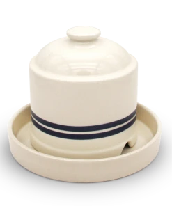 Ohio Stoneware Pet Feeder - 1 Gallon Automatic Watering Dish Dogs