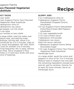 Food & Food Storage Augason Farms Taco Flavored Vegetarian Meat Substitute 16 Food & Food Storage Augason Farms Taco Flavored Vegetarian Meat Substitute
