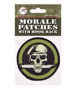 Rothco Military Skull & Knife Morale Patch