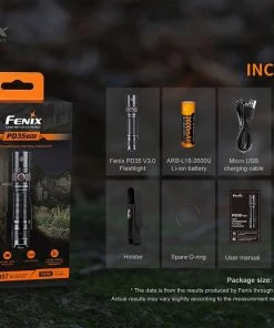 FENIX PD35 V3.0 1700 LUMENS RECHARGEABLE FLASHLIGHT
