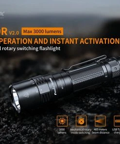 Flashlights FENIX PD40R V2.0 3000 LUMENS RECHARGEABLE FLASHLIGHT