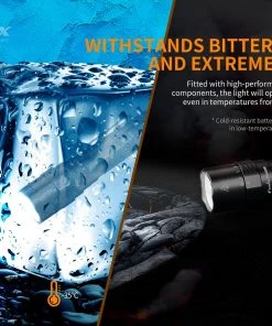 Flashlights FENIX PD40R V2.0 3000 LUMENS RECHARGEABLE FLASHLIGHT