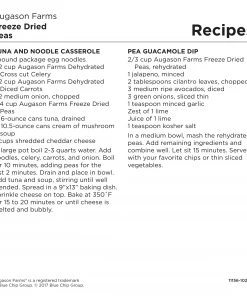 Augason Farms Freeze Dried Peas Food & Food Storage