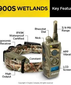 Dogtra 1900S Wetlands Dog Training E-Collar System Dogs