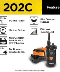 Dogs DOGTRA 202C 2-DOG TRAINING SYSTEM