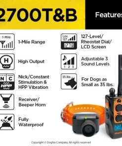 DOGTRA 2700T&B TRAINING AND BEEPER SYSTEM