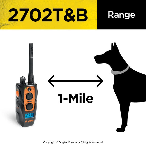 Dogtra 2702T&B 2-Dog Training And Beeper System 4 Dogtra 2702T&B 2-Dog Training And Beeper System