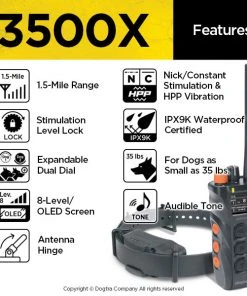 DOGTRA 3500X TRAINING SYSTEM Dogs 8 DOGTRA 3500X TRAINING SYSTEM Dogs