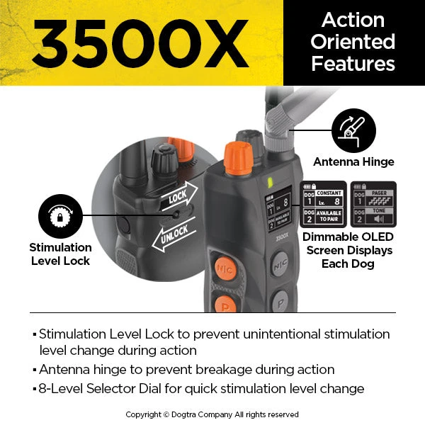 DOGTRA 3500X TRAINING SYSTEM Dogs 5 DOGTRA 3500X TRAINING SYSTEM Dogs