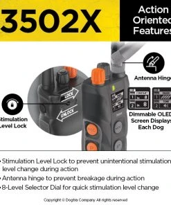 DOGTRA 3502X 2-DOG TRAINING SYSTEM