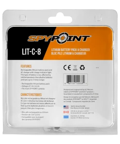 SPYPOINT LITHIUM BATTERY PACK AND CHARGER 5 SPYPOINT LITHIUM BATTERY PACK AND CHARGER