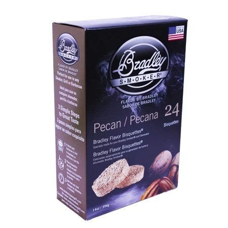 Bradley Flavor Bisquettes - Pecan 24Pk 1 Bradley Flavor Bisquettes - Pecan 24Pk
