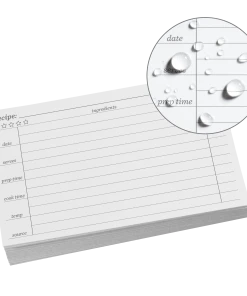 Rite In The Rain Weatherproof Recipe Cards, 6 In. X 5 In.