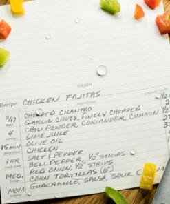 Rite In The Rain Weatherproof Recipe Cards, 6 In. X 5 In.