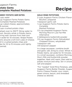 Augason Farms Potato Gems Mashed Potatoes 16 Augason Farms Potato Gems Mashed Potatoes