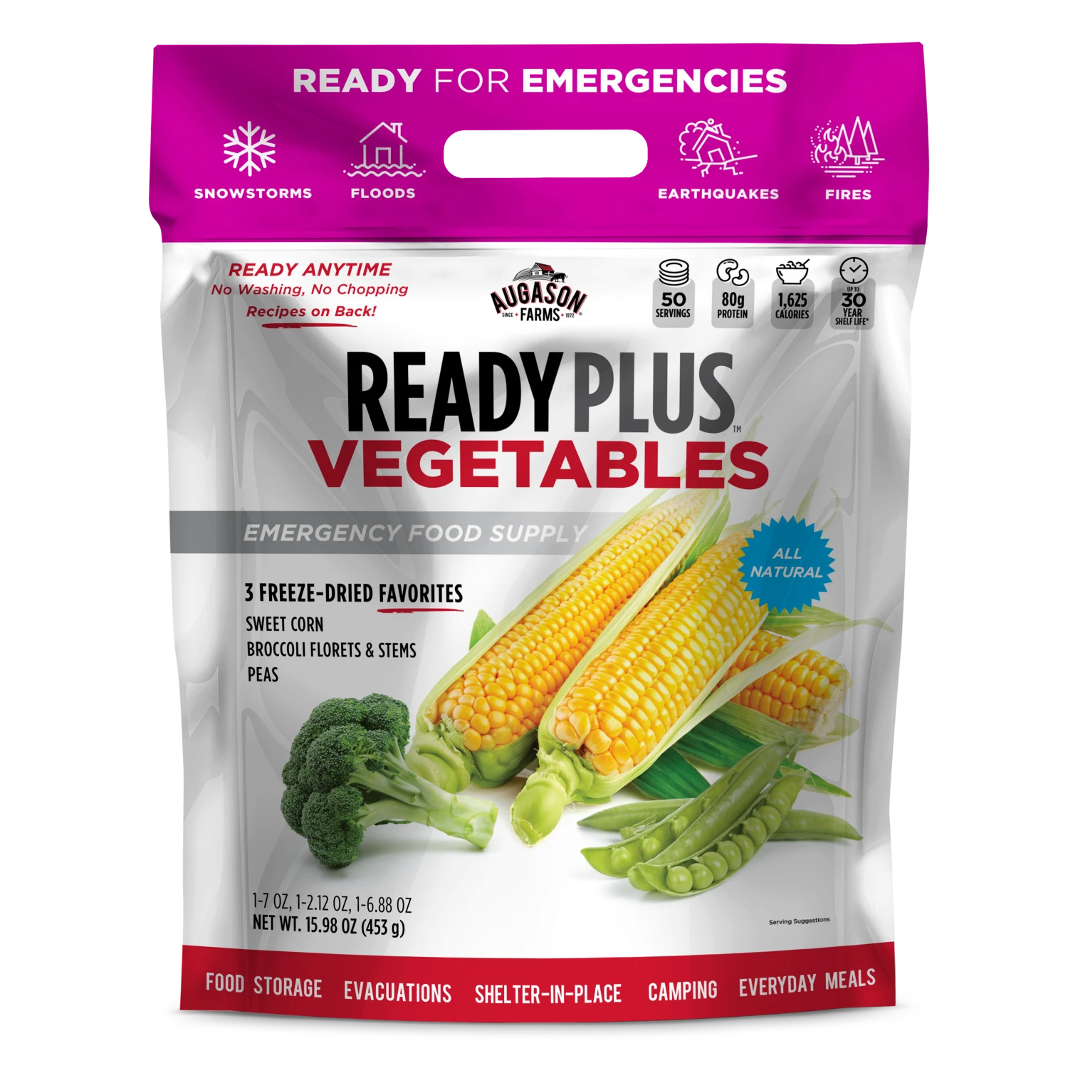 Augason Farms Vegetable Variety Pouch 1 Augason Farms Vegetable Variety Pouch