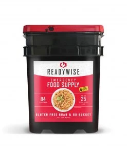 ReadyWise Gluten Free Grab And Go Emergency Food Bucket - 84 Servings Food & Food Storage