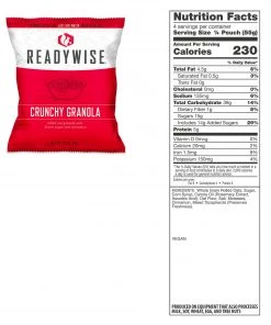 ReadyWise Emergency Survival Food Storage - 720 Servings