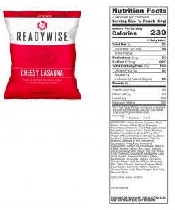 ReadyWise Package Of Long Term Emergency Food Supply - 1440 Servings Food & Food Storage