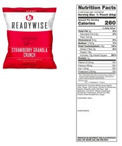 Food & Food Storage ReadyWise Package Of Long Term Emergency Food Supply - 240 Servings