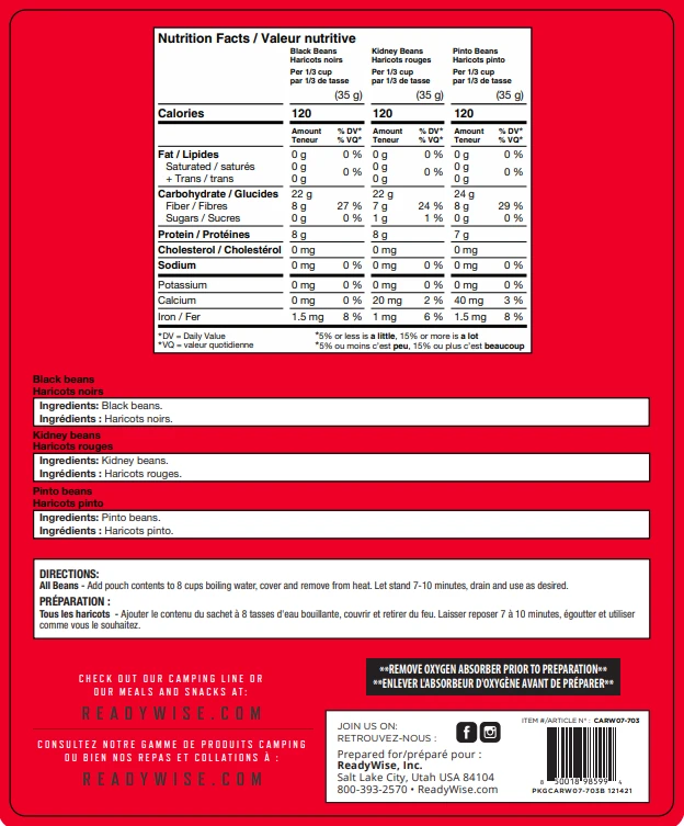 ReadyWise 110 Serving Protein Bucket Food & Food Storage 4 ReadyWise 110 Serving Protein Bucket Food & Food Storage