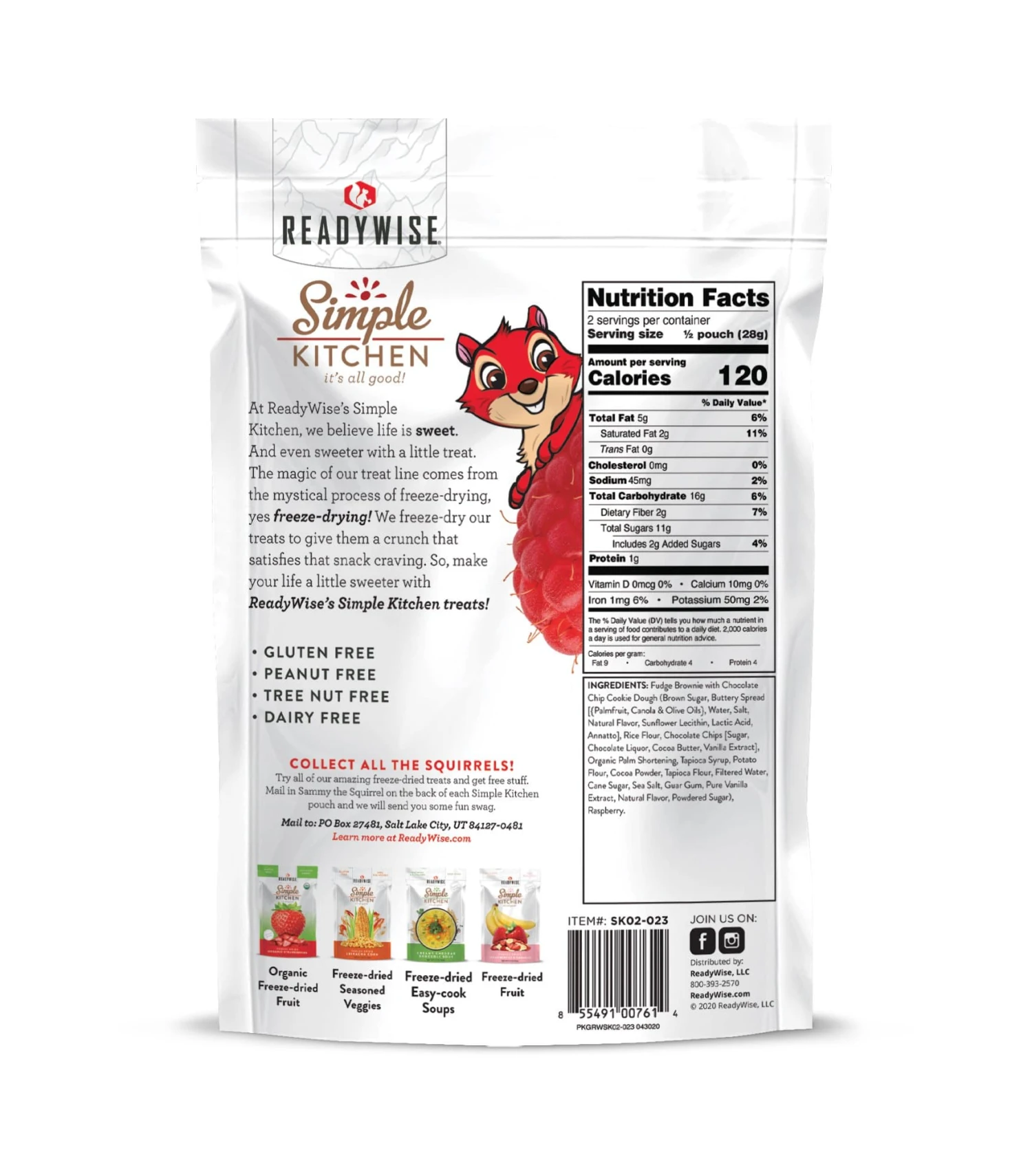 ReadyWise Simple Kitchen Sweet Treat Variety Pack 5 ReadyWise Simple Kitchen Sweet Treat Variety Pack