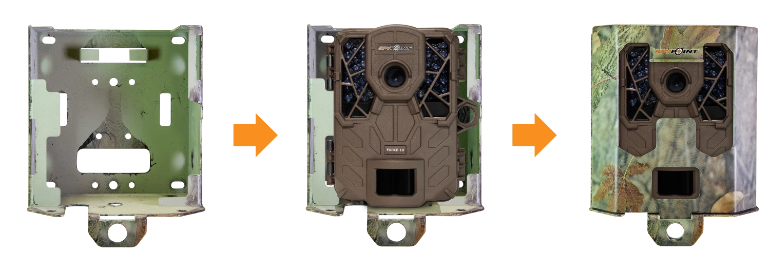 SPYPOINT STEEL SECURITY BOX FOR 42 LEDS SPYPOINT CAMERAS 10 SPYPOINT STEEL SECURITY BOX FOR 42 LEDS SPYPOINT CAMERAS