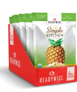 ReadyWise Food & Food Storage Simple Kitchen Organic Freeze-Dried Pineapples - 6 Pack