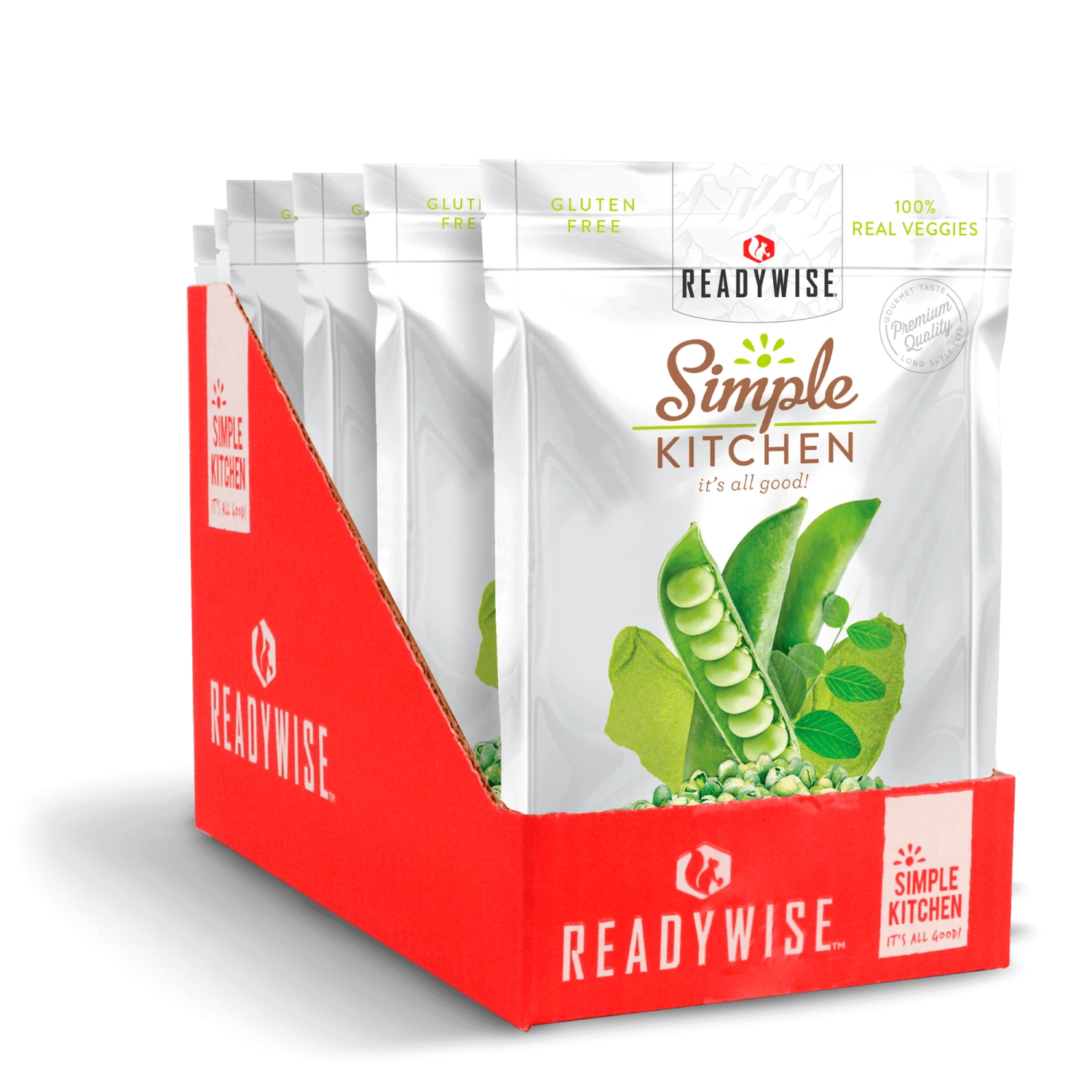 ReadyWise Simple Kitchen Wasabi Peas - 6 Pack 1 ReadyWise Simple Kitchen Wasabi Peas - 6 Pack