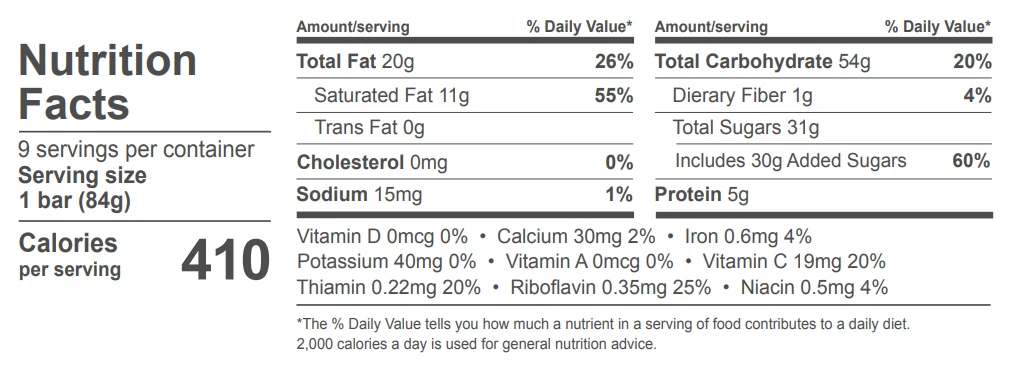 SOS Food Lab Inc SOS Emergency Ration Bar Case 20 Rations - 3600 Kcal 3 SOS Food Lab Inc SOS Emergency Ration Bar Case 20 Rations - 3600 Kcal